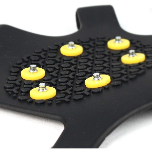 10 Tænder Silikone Stegjern Anti-Slip Sko Covers Sne Ti Negle O