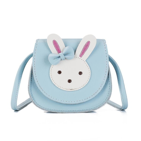 Axelveske for barn - Søt håndveske Princess Mini Rabbit Messenger Bag med justerbar skulderrem zdq