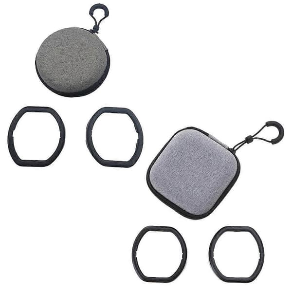 Linsskyddsringar Magnetiska Fästen med Förvaringsväska för PS VR2 Glasögon