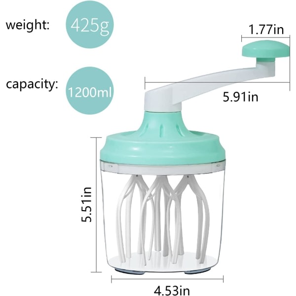 Matlagning Visp Whirlwind Visp Set$ Visp Mjölkskummare Kök CDQ