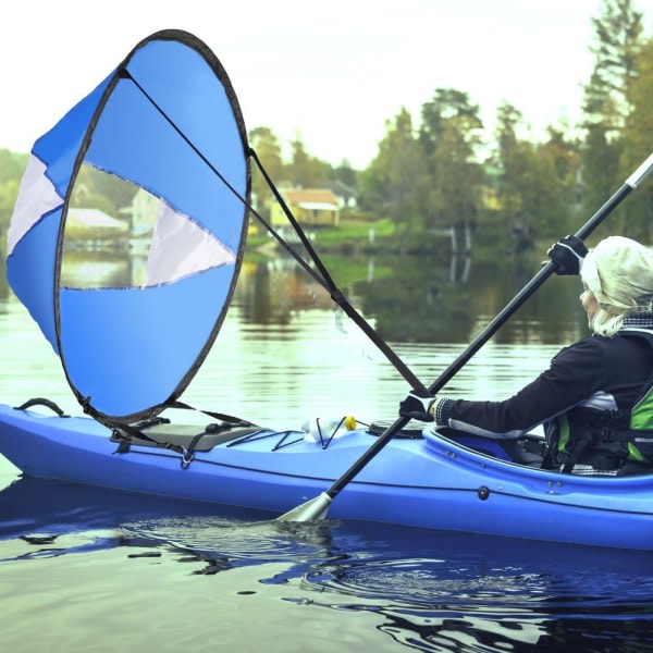 CDQ 42" kajaksegel hopfällbar båtpaddleboard også tyrssegel (oransje)