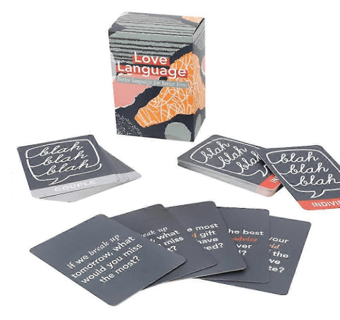 Love Language Card Game Better Language Leads To Better Love 150 Couples Card Game Conversation Starters