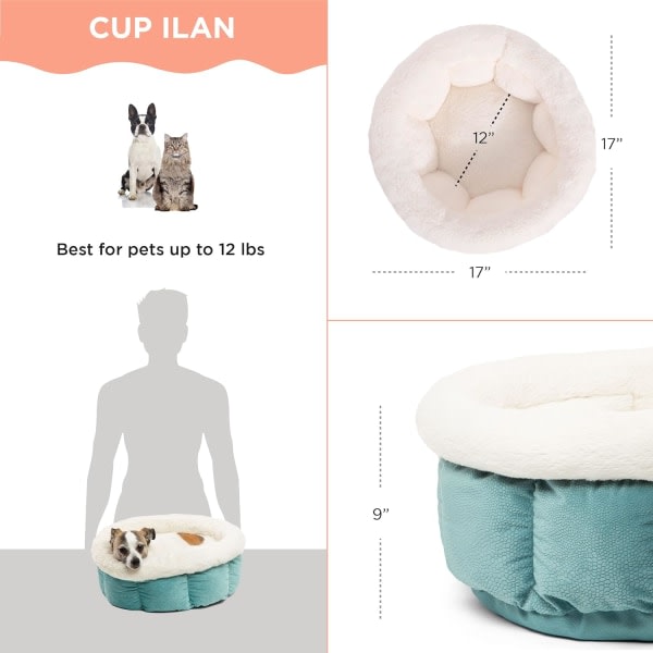 Mikrofibersäng för katt och hund i Standard Tide Pool
