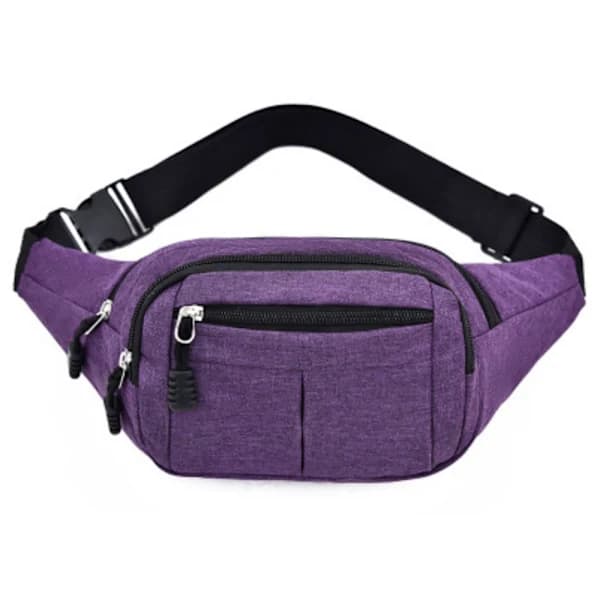 Smooth Comfortable Waist Bag Mobile Phone Bag Shoulder Bag Light Grey light grey ljusgrå