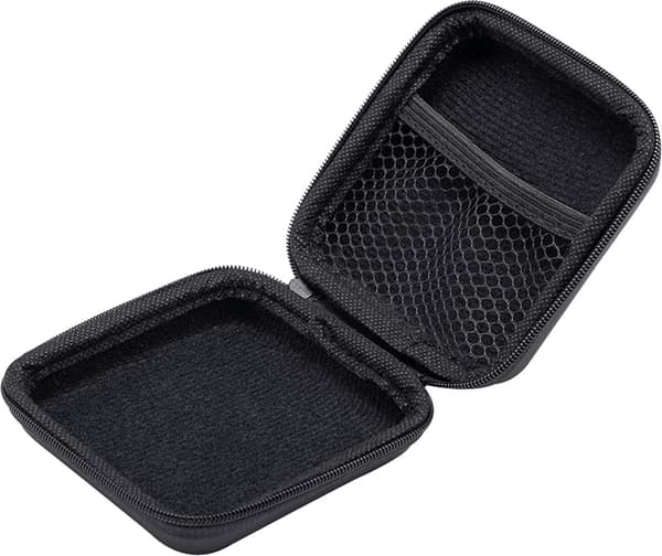 Hard Case til Bluetooth Headset, Universal Høretelefon Opbevaringsboks, Sort, 8x8x3.6cm, 1 Styk