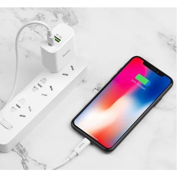 18W Super hurtig oplader Kompatibel med iPhone Type C til Lightning zdq