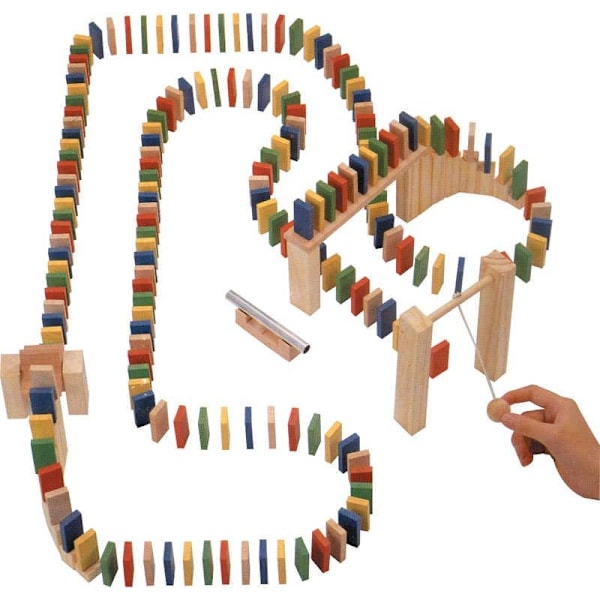 Dominoset / Dominobrickor - Domino Multicolor multifärg