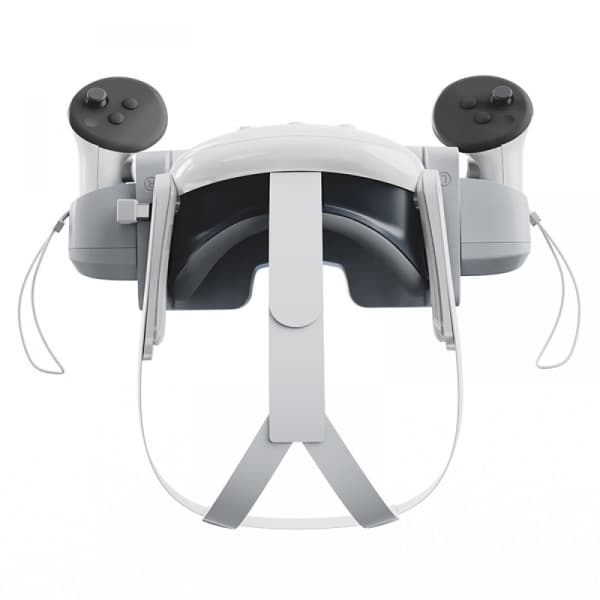 Kompatibel ladestation til Meta Quest 3 VR, Headset Displayholder og Controller Mount Station, Ladestation Stativbase