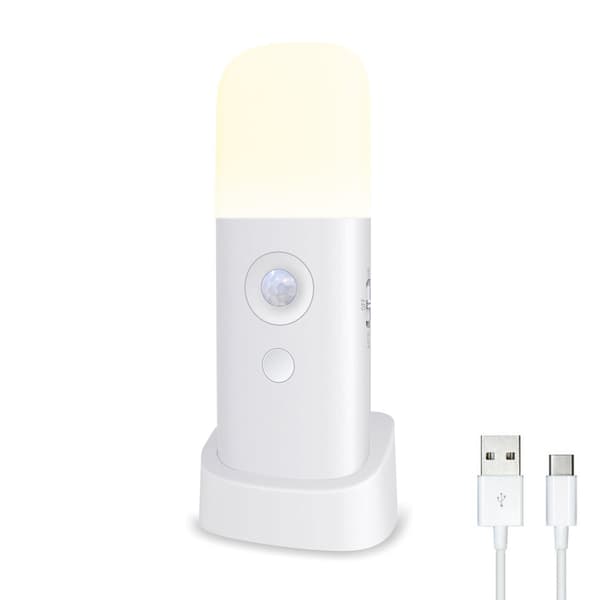 Genopladelig LED-natlampe til voksne, 2000mAh Indendørs bevægelsessensor_tfrf