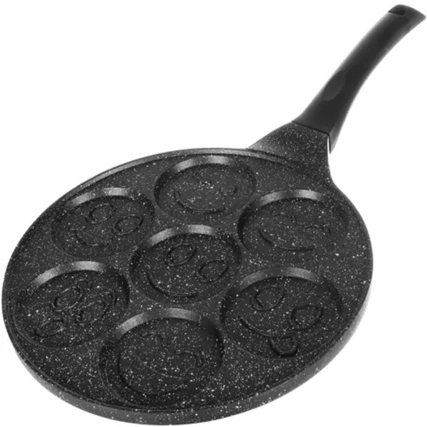 Stekpanna för Ägg & Pannkakor - Emoji / Smiley Black Svart