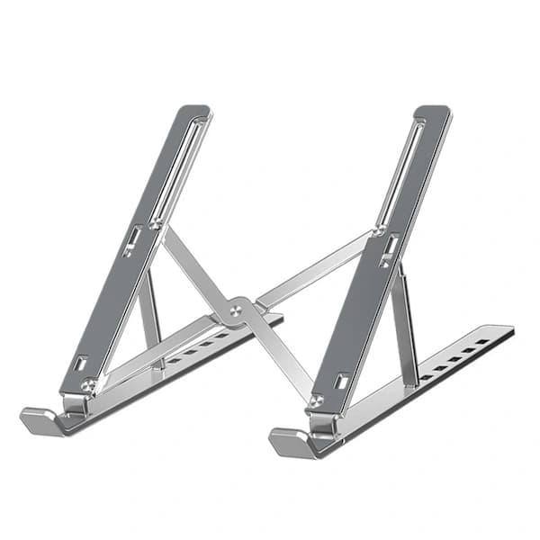 Sammenklappeligt Laptopstativ Justerbart Ergonomisk Design Universelt til Kontor og Tablets
