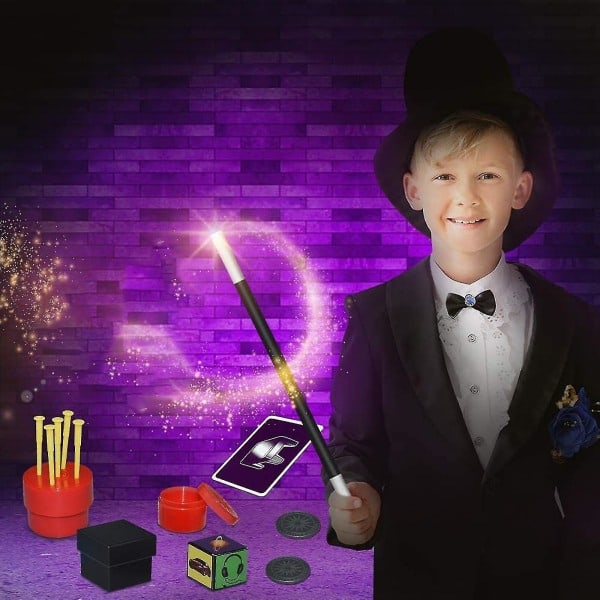 Scenmagisk Rekvisita Set Stor Presentförpackning Vuxna Barn Magic Leksak Present A