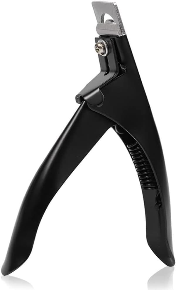 False Nail Clipper - Tip Cutter - Black - French - Manicure - Nail Clipper - Cutting - False Nails - Artificial Nails - Nails
