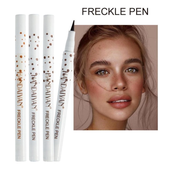 Naturlig verklighetstrogen Freckle Pen Faux Freckle Makeup Penna Varaktig Wat 02# 1ml