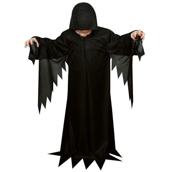 Svart Kåpa Scream Dödsängeln Maskeraddräkt Barn Black(YSJ) Black 140