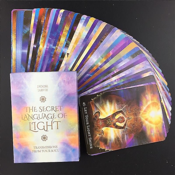 Oracle The Secret Language Of Light Tarot Oracle Card Board Deck Games Spelkort för festspel39st Ts38 zdq