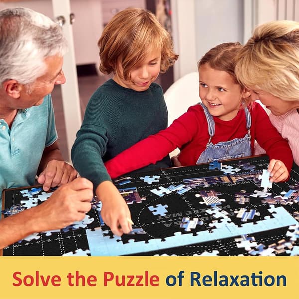 Premium Puzzle Mat - All-in-One Puzzle Station with Sorting Trays