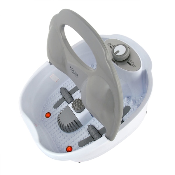 Relaxing foot bath with vibration, infrared heat and bubbles