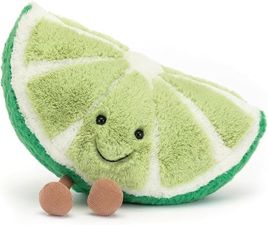 Morsom limefarget skive - H: 18 cm x L: 25 cm