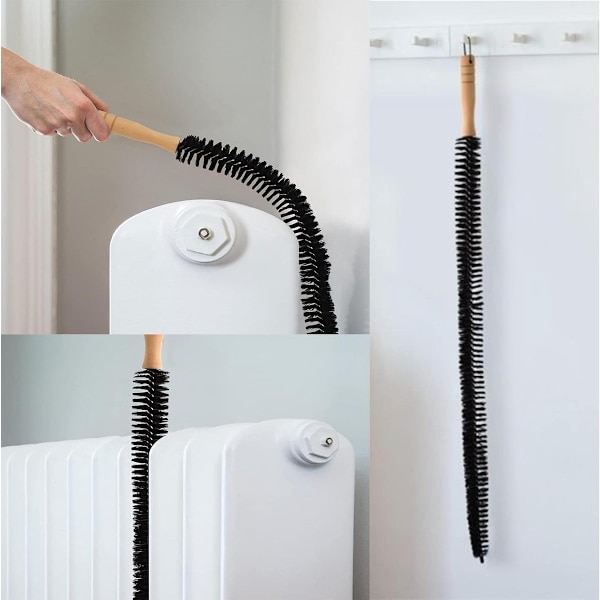 Långt skaft spaltborste med styva borst - 2-pack - Lämplig för alla