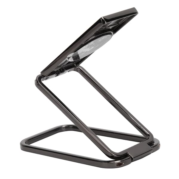 Fingerring Mobiltelefonholder Stativ 360° Rotation Metal Ring Spænde MultiAngle Håndgreb (Sort)