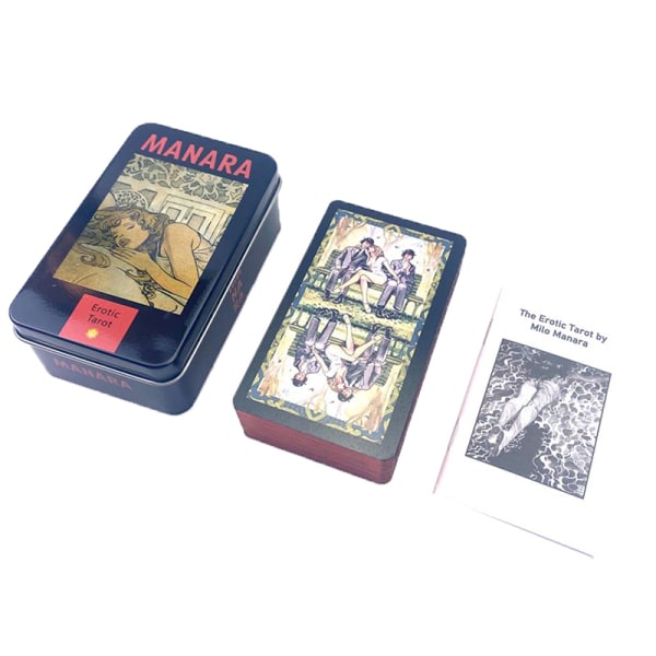 Iron Box Manara Oracle Card Tarot Fate Divination Deck Party Bo Flerfarget one size