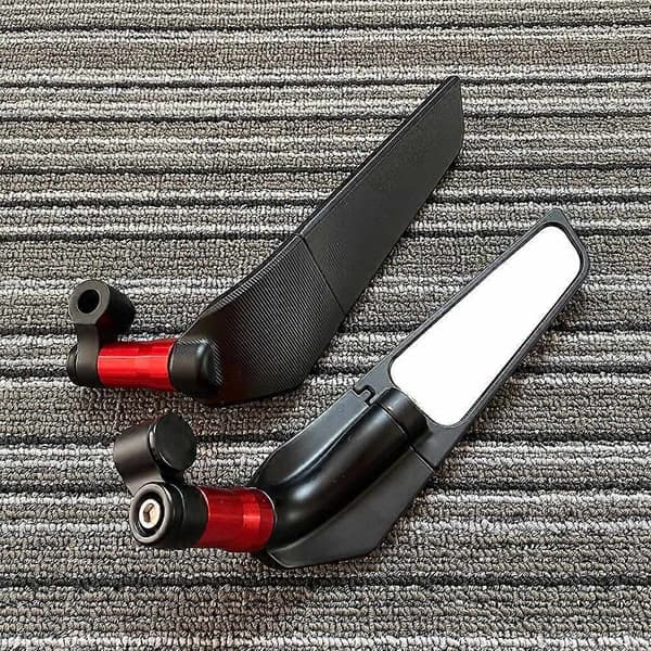 For Yamaha MT10 MT09 MT07 MT125 Motorcycle Rearview Mirror Adjustable Rotating Fixed Wind Wing Rearview Mirror-Perfet Blue_tfrf Blue