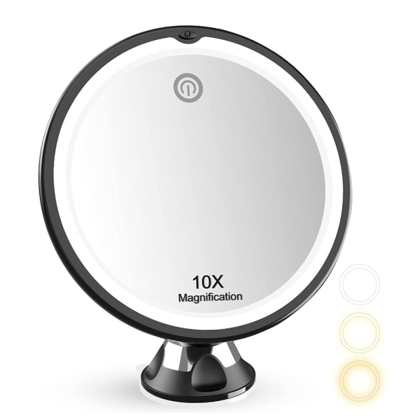 10X förstorande sminkspegel med led 360° spegel ARTIKEL 02 TUOTE 02