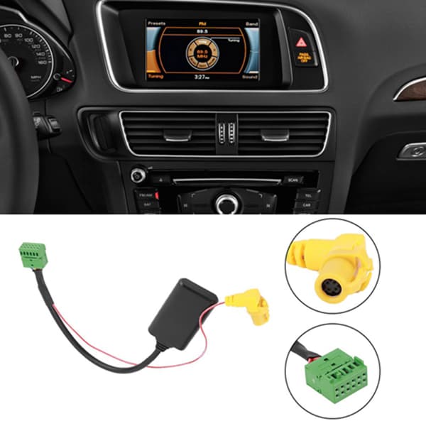 Trådløs Bluetooth-lydkabelmusikadapter passer til Audi MMI 3G AMI AUX