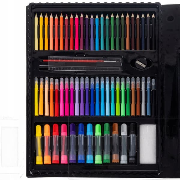 Malesæt i taske - 208 dele Multicolor multifärg