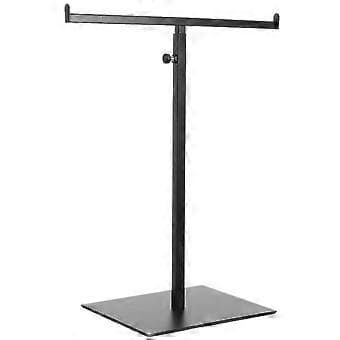 Metal Pung Displayholder Rustfrit Stål Håndtaske Displaystativ Justerbart Taskestativ Black