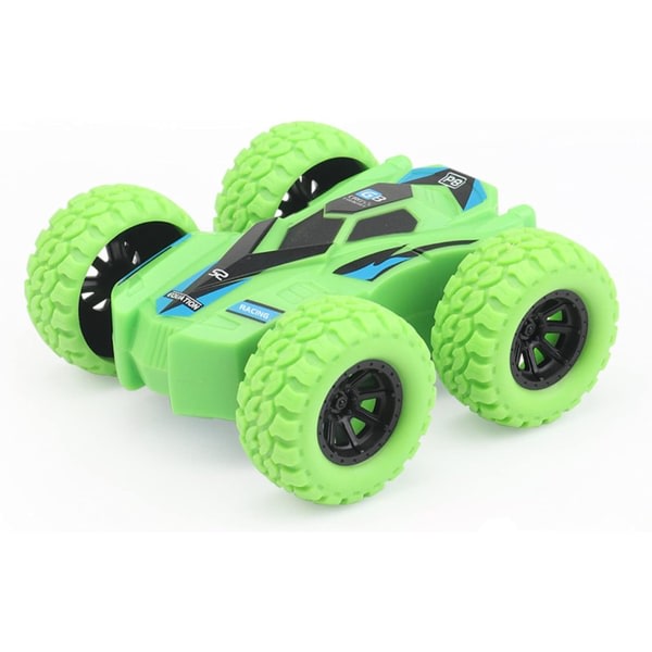 Dra tillbaka bil Dubbelsidig Power Bil Flip Stötsäker Tröghet Bil Dra Bil Pojkar Flickor Toddler Födelsedagspresent Ålder 3+ (4 st)