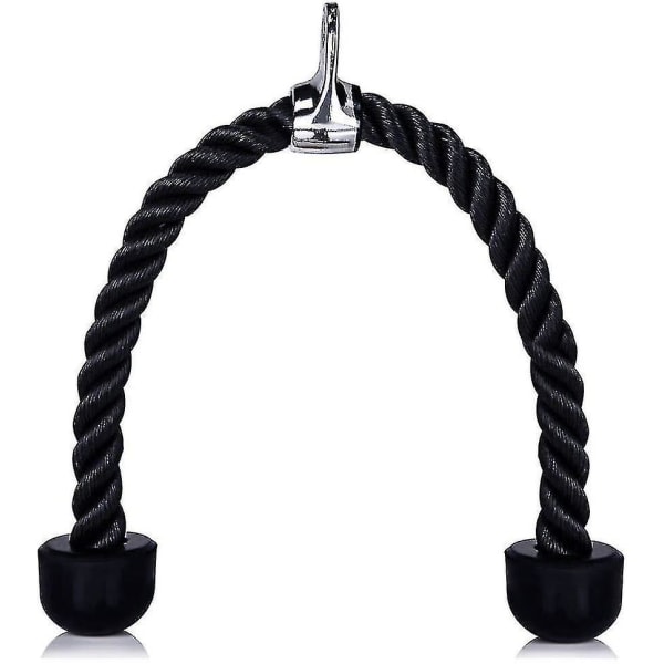 Deluxe Tricep-rep Pull Down-kaabel, 27" replängd, lätt att greppa halkfri kabelfäste för gymträning zdq