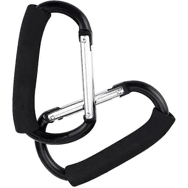 Grocery Bag Carrier Handle Tool Multipurpose Snap Hook Stroller Hook Set Organizer 2-pack