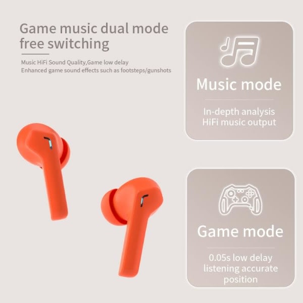 Bluetooth-hörlurar, 5.0 stereo Bluetooth-hörlurar