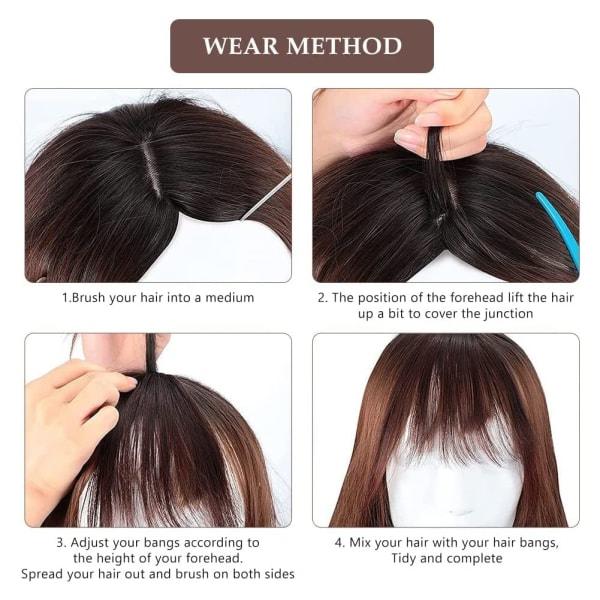 Clip-in pannelugg, Clip-in pannelugg, menneskehår, extensions