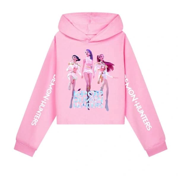 Kpop Demon Hunters Hættetrøje til piger - Sweatshirt 120 120