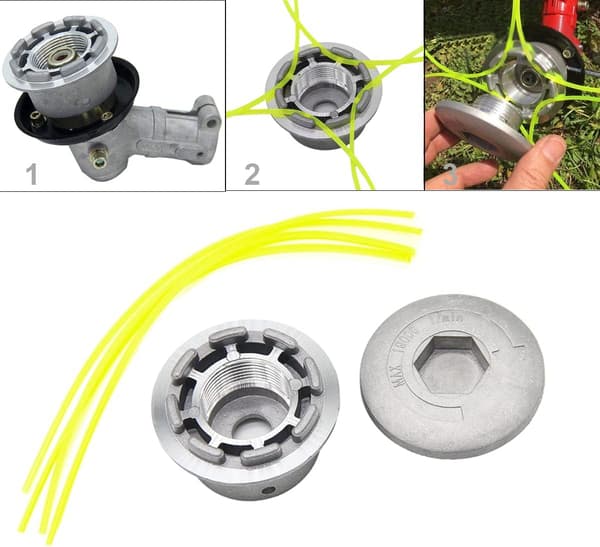 /#/2ST Borsthuvud Aluminium Universal Grästrimmerhuvud för/#/_tfrf