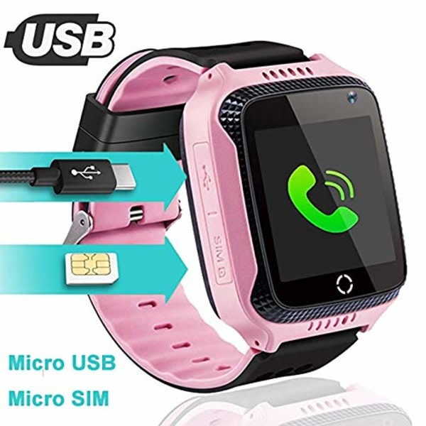 Gps + Wifi Smart Watch -telefon for barn.
