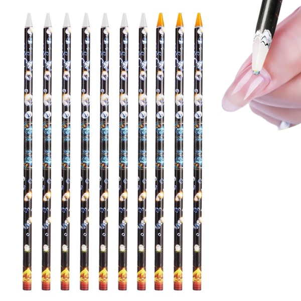 CDQ Crystal Diamond Selecter Penna Nail Dot Crayon Selvhäftande
