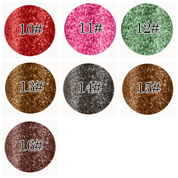 Glitter Eyeliner Flytende Blyant Pigment 06 06 06