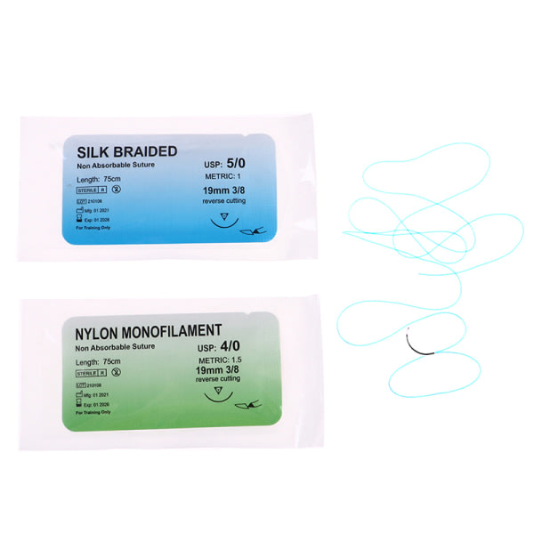 CDQ 20stk Sutur Nylon Monofilament Tråd Sutur