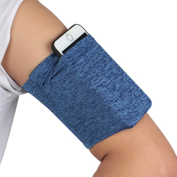 Universelt komfortabelt sportsarmbånd Mobilt armbånd blå