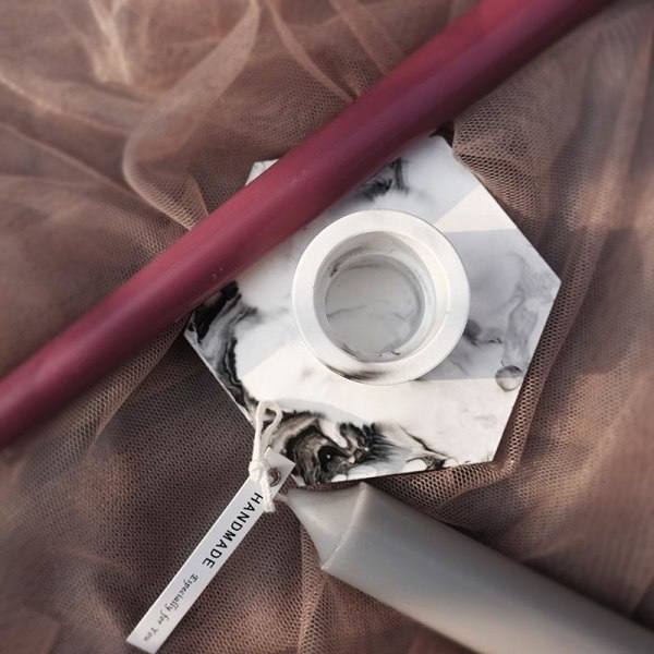 Ljusformar ljus stearinljus DIY gjutformar i silikonform Gipsstolpe
