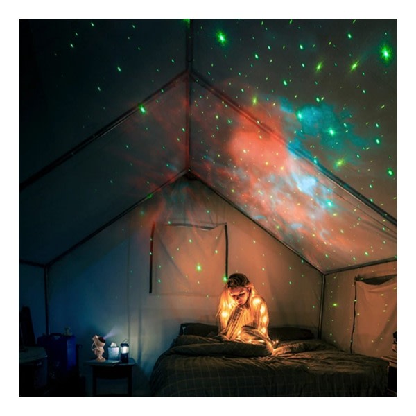Astronaut Natlampe / Galakselampe - Stjernehimmelprojektor