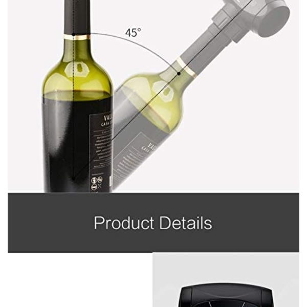 Automaattinen sähköinen vakuumi Wine Saver Preserver Återanvändbart vin