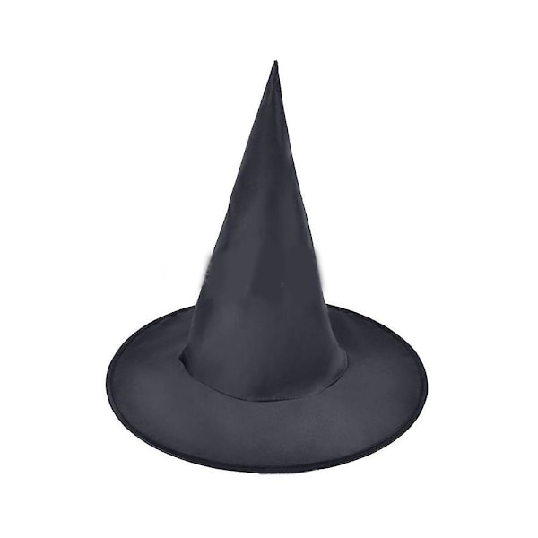 10-pakk Häxhatut Halloween Musta Noita Riippuva Hattu Musta Hattu Noitakorkki Halloween Joulujuhlat (YSJ)