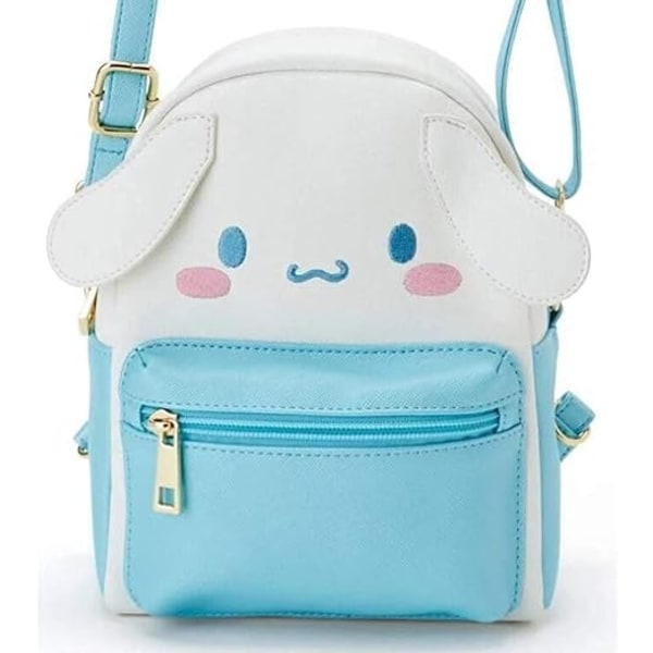 Anime Söt Cartoon Bag Cosplay Axelväska Ryggsäck Handväska PU Skola little white dog