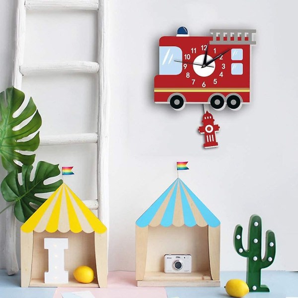 Barns väggklocka, 3D-grafisk tegnet serie