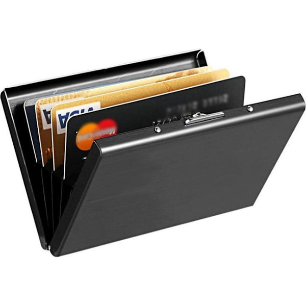 Kreditkortholder - RFID - sort